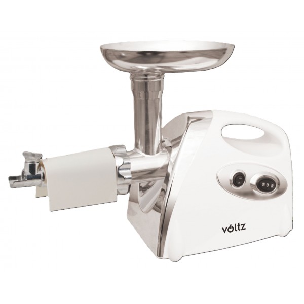 Месомелачка с приставка за домати Voltz V51991A, 1400W, Обратен ход, Аксесоари за сосове и Kubbe, Бял - Image 3
