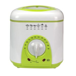 Фритюрник мини SAPIR SP 1980 BC, 950W, 1 литър, Бял,Зелен